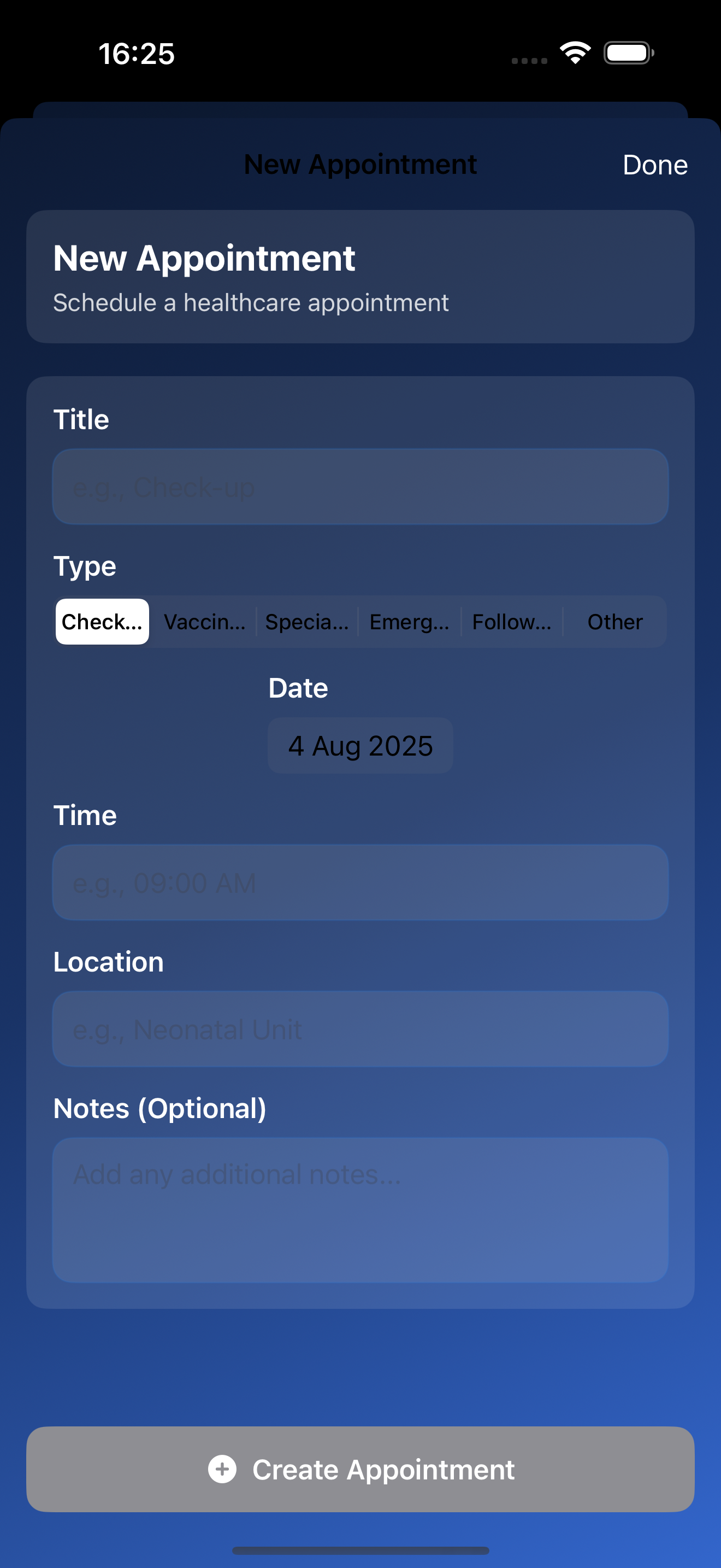 TinySteps NICU Equipment Guide Screenshot